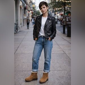 The Marceline Clog Boot in Shearling